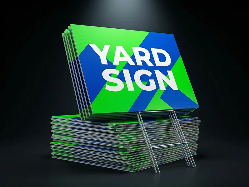 Coroplast - Yard Signs (One Side)